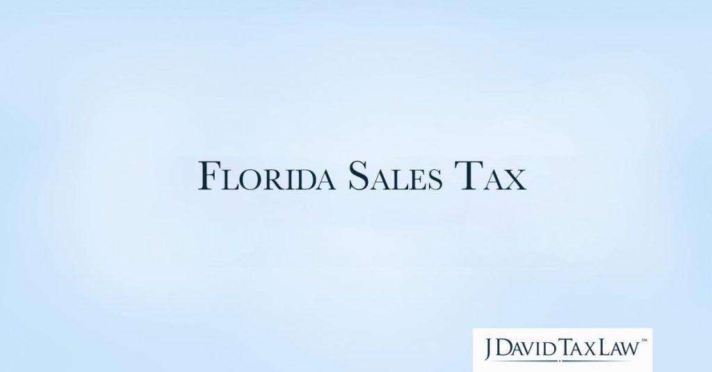 florida sales tax