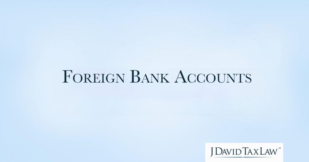 foreign bank accounts