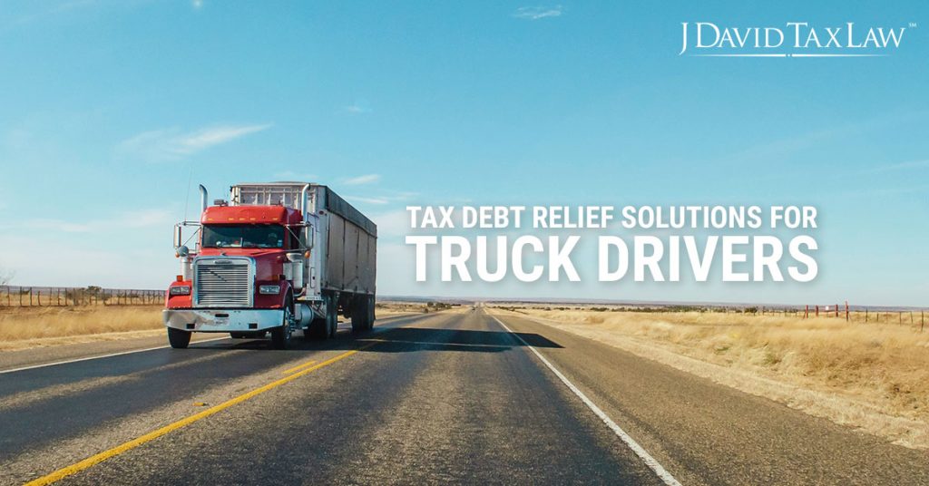 tax debt relief solutions for truck drivers