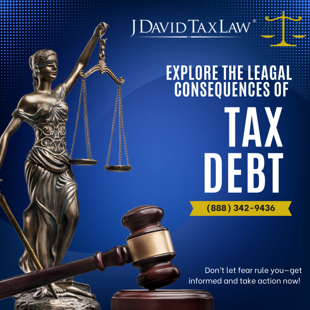 Consequences of ignoring tax debt