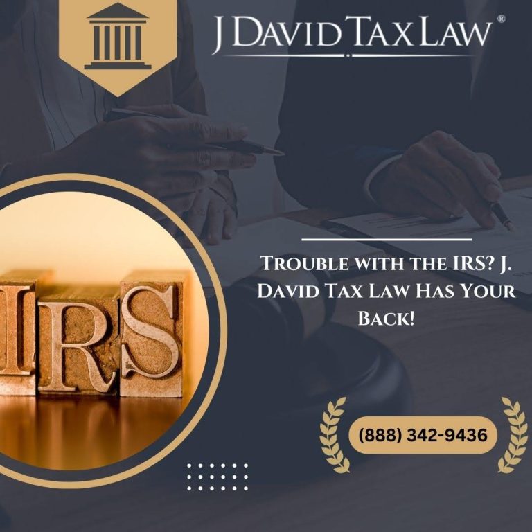 Resolve IRS Errors with J. David Tax Law Complaint Expertise