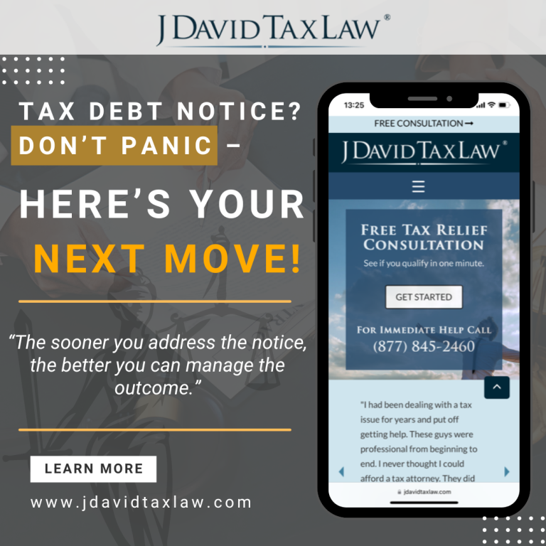 Tax Debt Notice