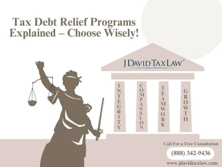 tax debt programs